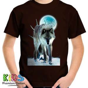 Kaos Wolf T-Shirt Design