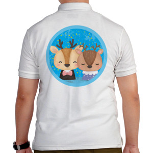 Kaos Polo Deer Stars (hanya belakang)