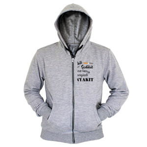 Hoodie Zipper U0007 - Sedikit demi sedikit lama-lama menjadi pen