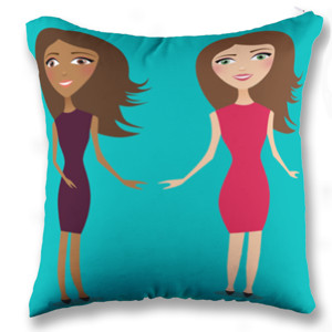 Bantal Gadis senang berdua