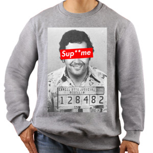 Jaket Sweater Pablo Escobar Sup**me
