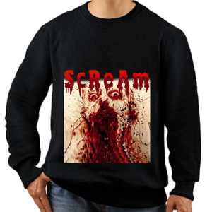 Jaket Sweater scream zombie