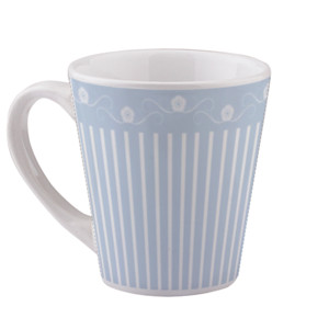 Mug Shabbychic Blue Strip