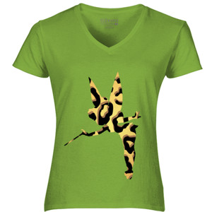 Kaos fairy lady peterpan leopard
