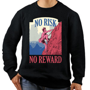 Jaket Sweater no risk no reward