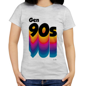 Kaos Kaos Wanita Gen 90 Cutton-Slub by Co_mbro
