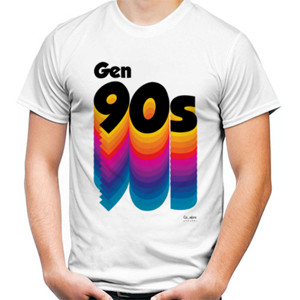 Kaos Kaos Wanita Gen 90 Cutton-Slub by Co_mbro