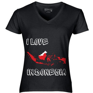 Kaos I Love Indonesia