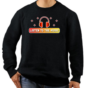 Jaket Sweater Listen To The Music
