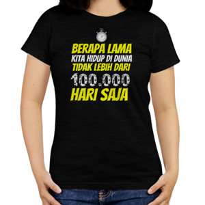 Kaos berapa lama kita hidup di dunia