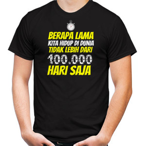 Kaos berapa lama kita hidup di dunia