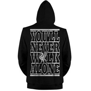 Jaket Hoodie YOULL NEVER WALK ALONE back print