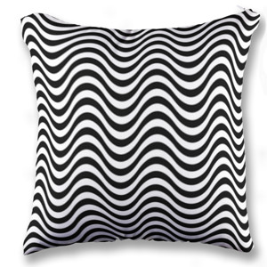 Bantal Wave Black & White
