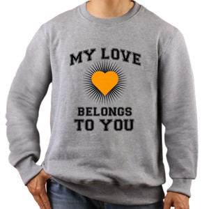 Jaket Sweater My Love Belongs To You