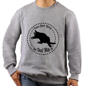 Jaket Sweater A Lazy Cat T-shirt