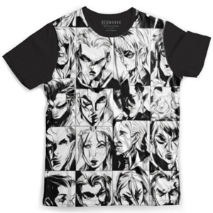 Kaos Fullprint Seribu Wajah Manga 2