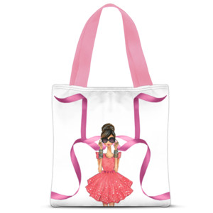 Tas Tote Fullprint Pink Kece