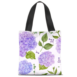 Tas Tote Fullprint Bunga