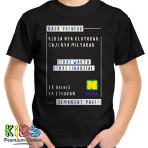 Kaos UAAA Kaos Dewasa Custom NASA