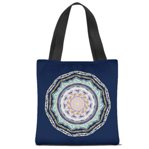 Tas Tote Fullprint Mandala Abundance