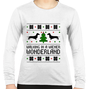 Kaos Christmas With Dachshund - 2