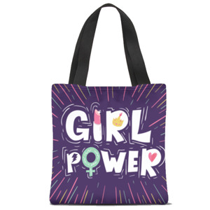 Tas Tote Fullprint GIRL POWER