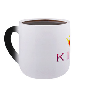 Mug Bunglon Gelas Cappucino "Mug" 2 Warna Logo KING