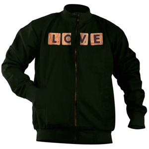 Jaket Bomber LOVE