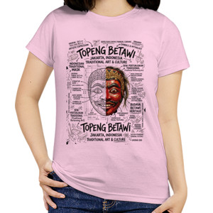 Kaos Kaos Topeng Betawi Jakarta Premium