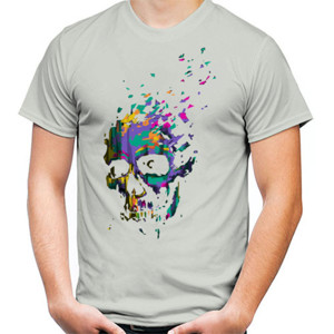 Kaos Skull Paint