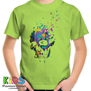 Kaos Skull Paint