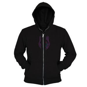 Hoodie Zipper wajah serigala