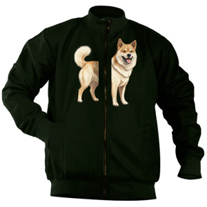 Jaket Bomber Kaos Gambar Anjing 384