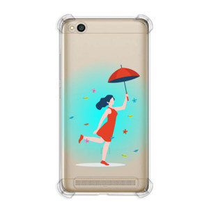 Casing HP RUNNING GIRL WITH UMBRELLA