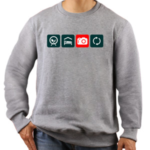 Jaket Sweater Eat Sleep Photo Repeat