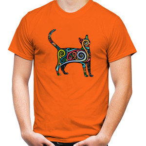 Kaos Kucing Batik