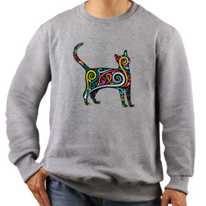 Jaket Sweater Kucing Batik 