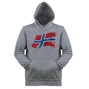 Jaket Hoodie Norway Grunge Flags