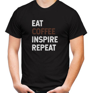 Kaos ALOSHIRT Kaos Coffee Routine Gelap