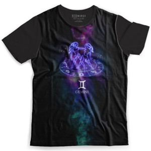 Kaos Fullprint Kaos tshirt zodiak gemini II