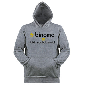 Jaket Hoodie binomo bikin nombok modal