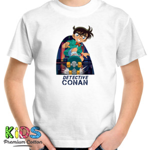 Kaos Detective Conan with Skateboard