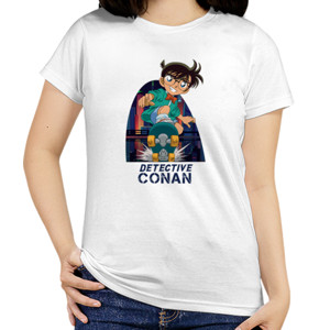 Kaos Detective Conan with Skateboard