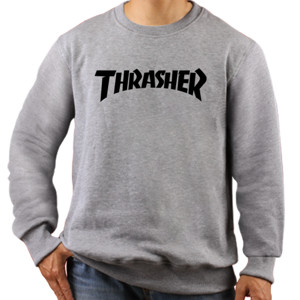 Jaket Sweater Kaos Skate Board - Thrasher 1 (SB7FY)