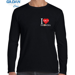 Kaos i love Indonesia