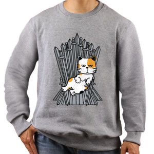 Jaket Sweater Cat Throne
