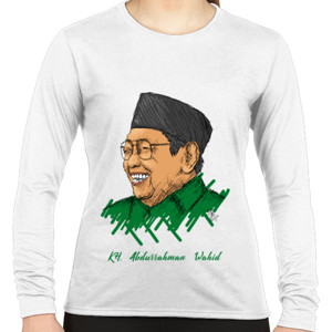 Kaos Kaos Ilustrasi Gus Dur