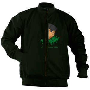 Jaket Bomber Kaos Ilustrasi Gus Dur