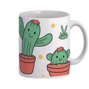 Mug Cartoon Baby Cactus