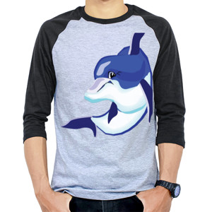 Kaos Raglan Lumba lumba